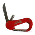 Metal Carabiner Key-chain Hook with Knife, Suitable for Outdoor Sports, OEM Orders Welcomed